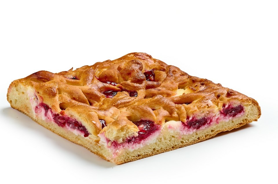 Вишневый творожник 