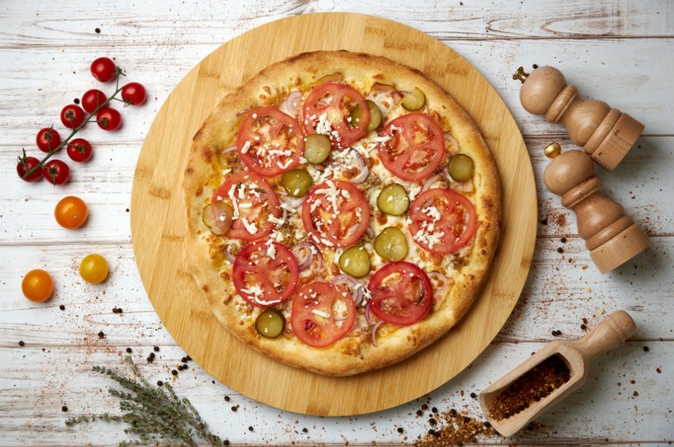 Пицца Карбонара (острая)