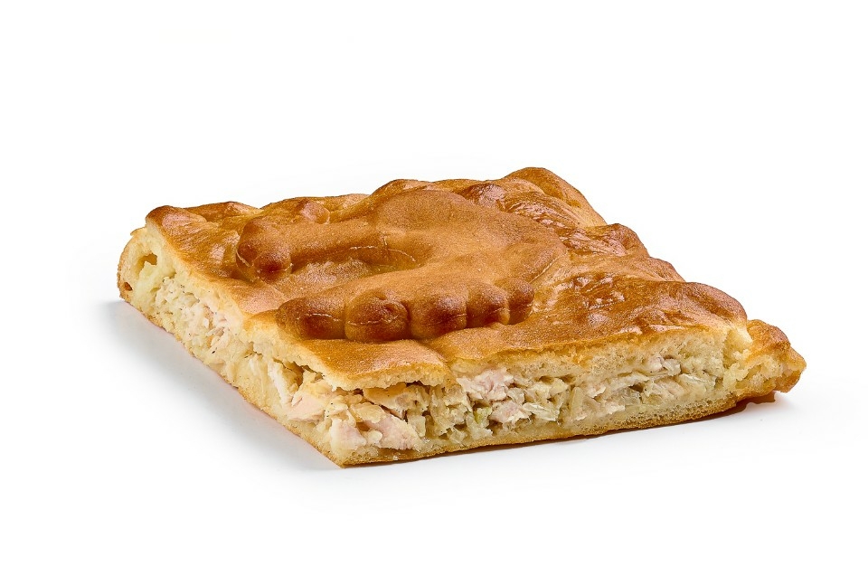 Пирог с курицей и луком