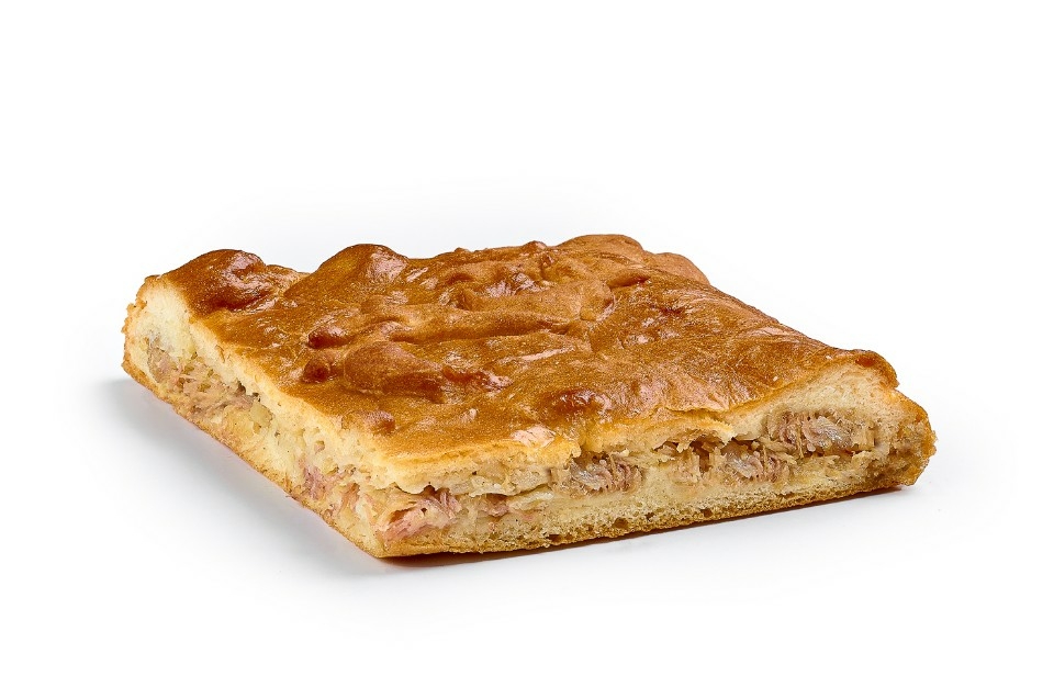 Пирог с говядиной, картофелем и луком