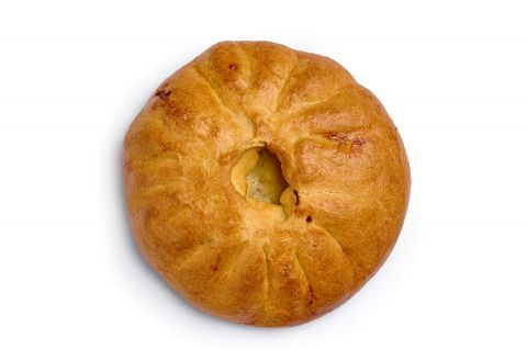 Курник на сметанном тесте