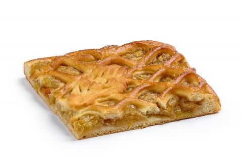 Пирог с яблоком и грушей