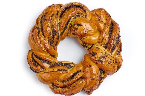 Плетенка с маком